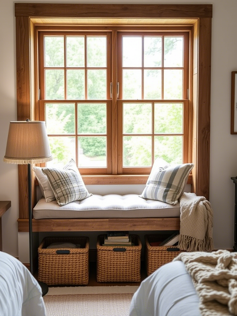 19. Create a Window Seat Nook