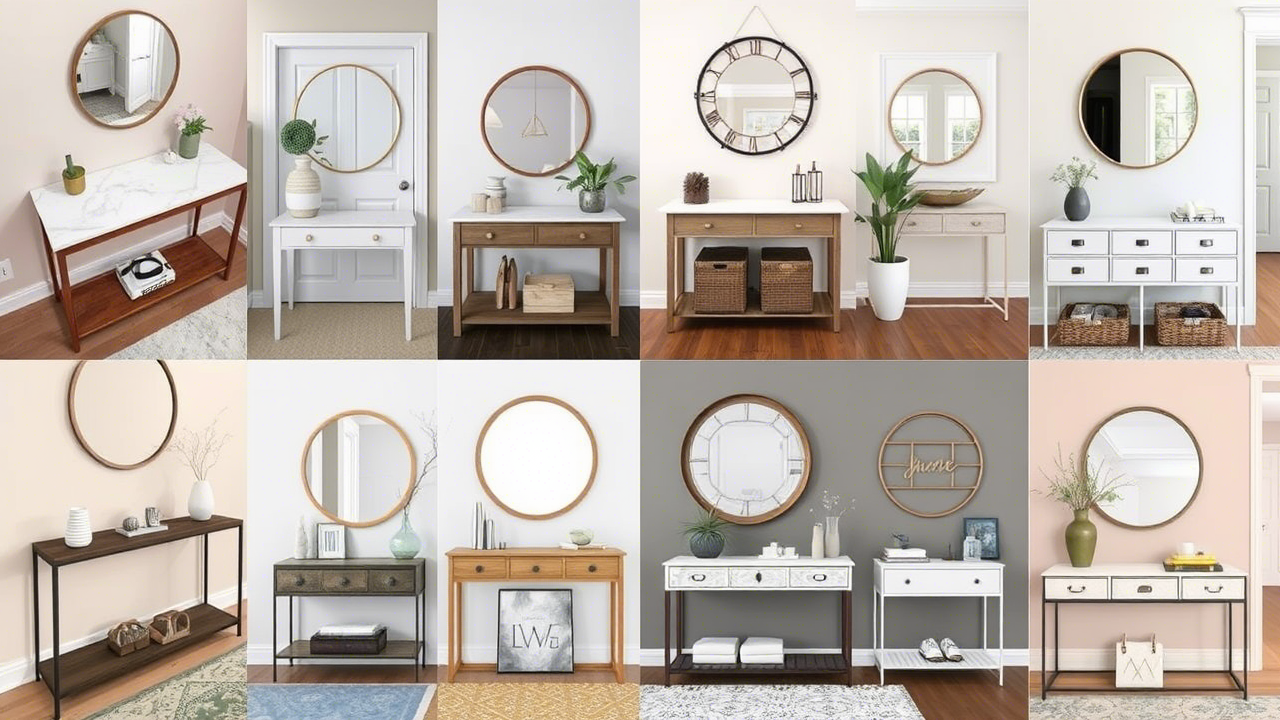 20+ Perfect Console Table Ideas for Your Hallway