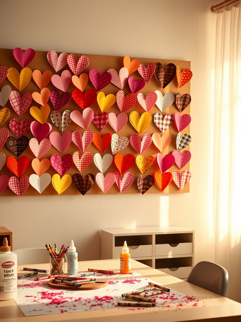 Heart-Shaped Wall Art Ideas