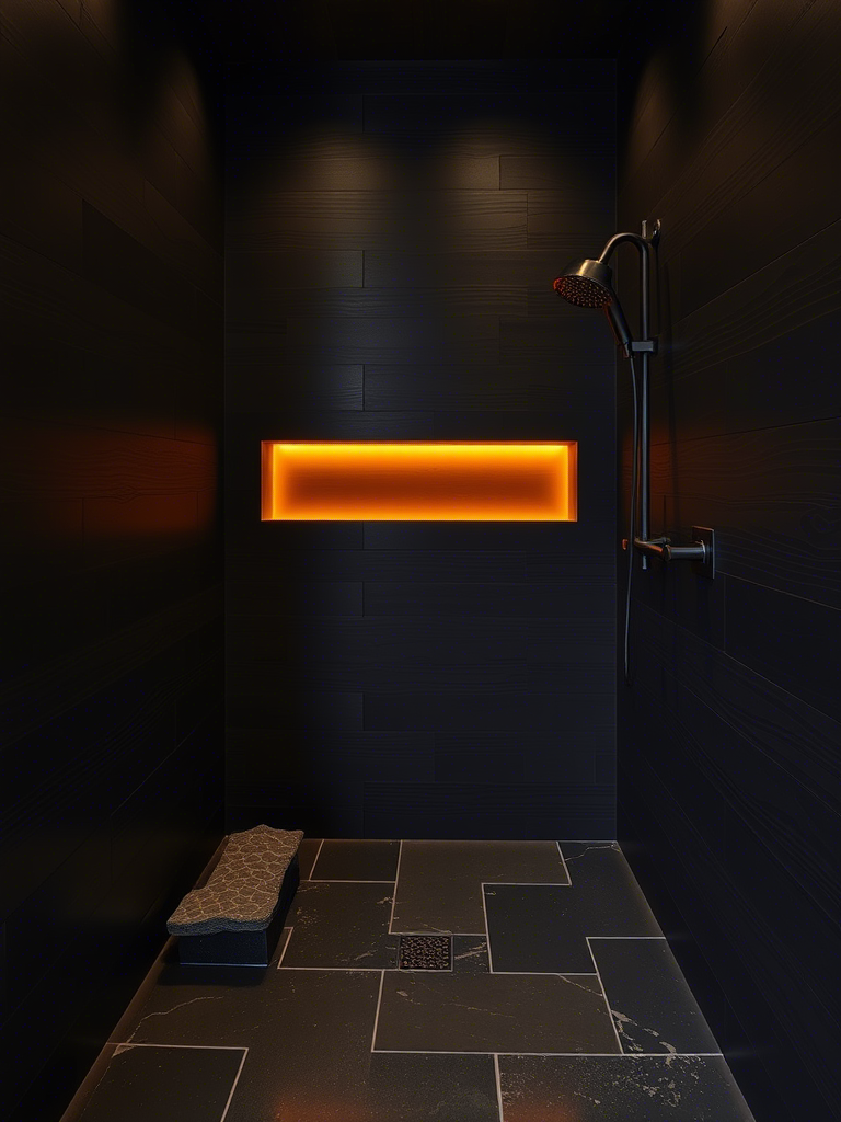 11. Charred Wood & Black Riverstone Combo