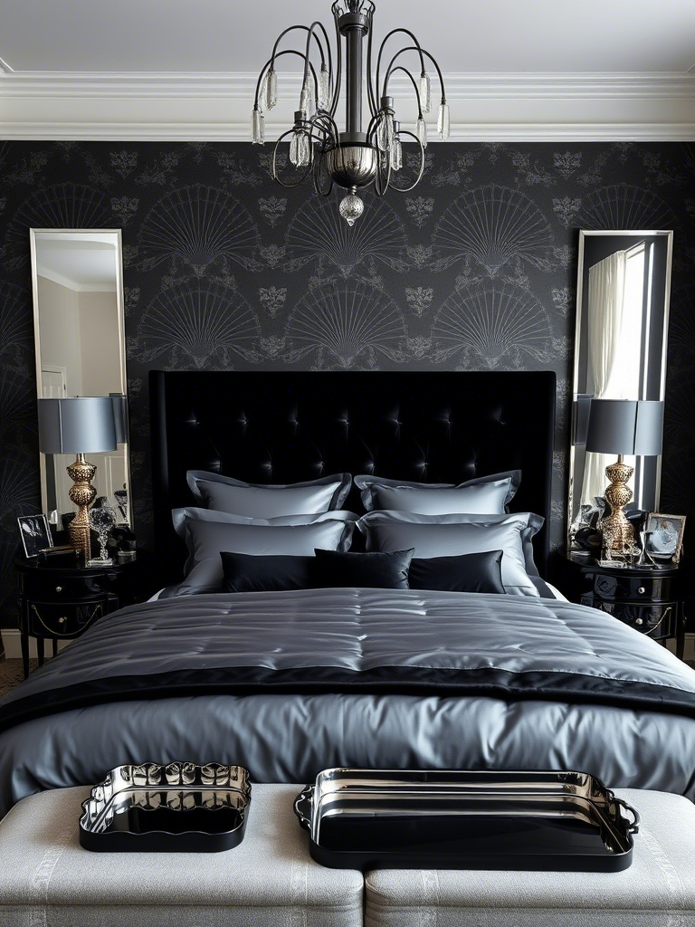 20+ Black and Grey Bedroom Ideas