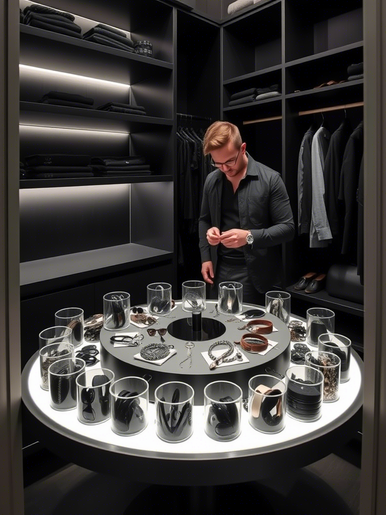 19. Use a Lazy Susan (Yes, Really) for Closet Corners