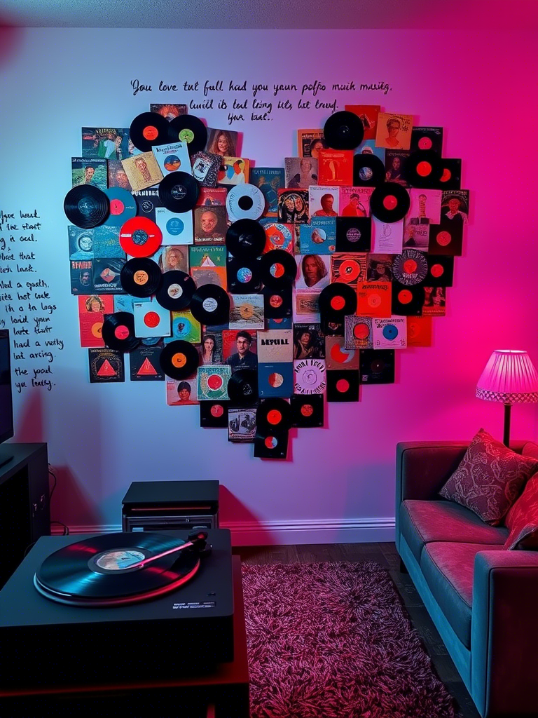 Heart-Shaped Wall Art Ideas