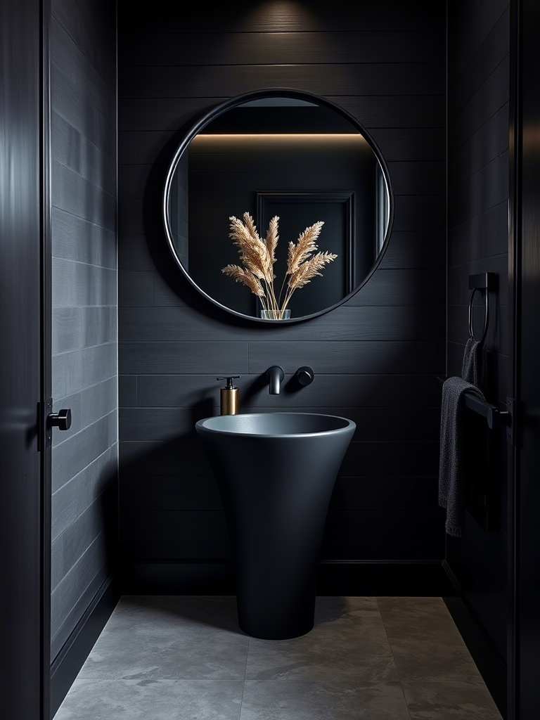 Stylish Powder Room Pedestal Sink Ideas