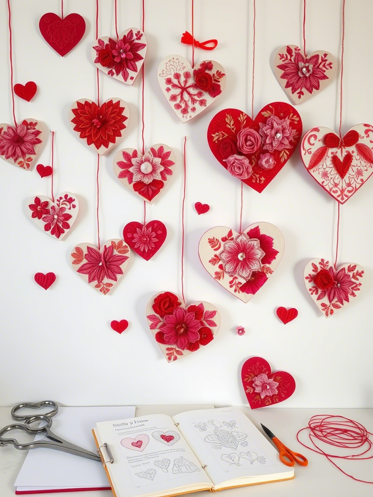 Heart-Shaped Wall Art Ideas