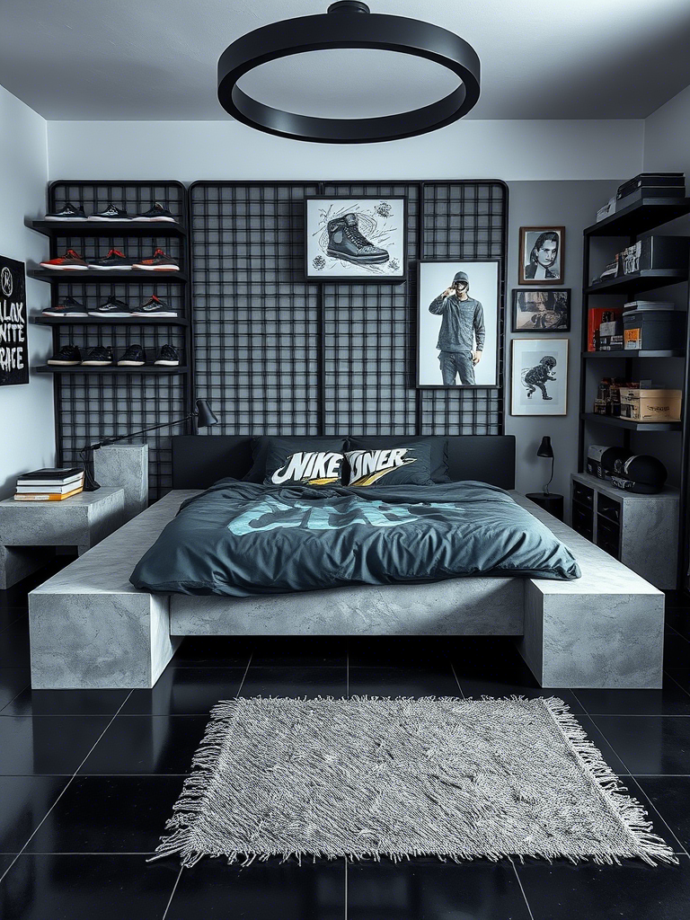 20+ Black and Grey Bedroom Ideas