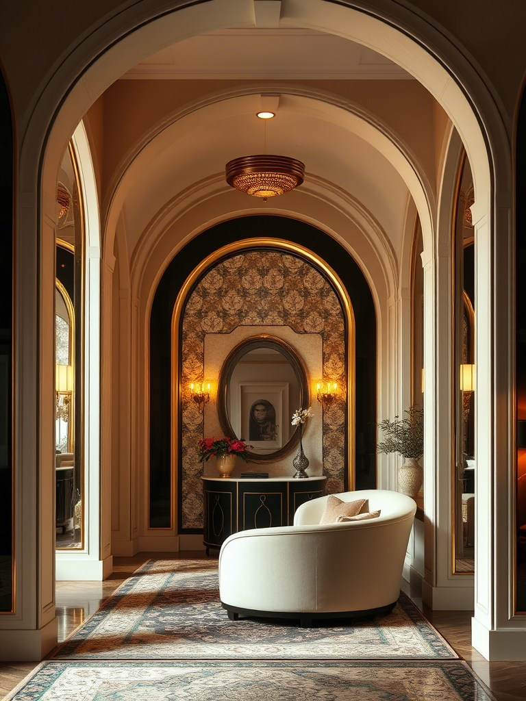 14. Curved Doorways or Faux Arches