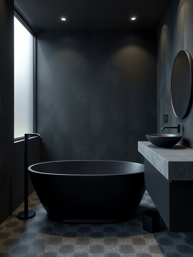 Amazing Dark Bathroom Design Ideas