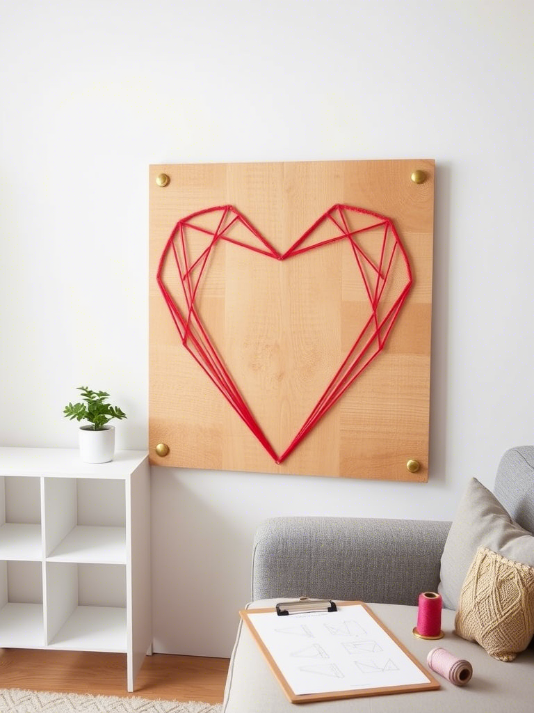 Heart-Shaped Wall Art Ideas