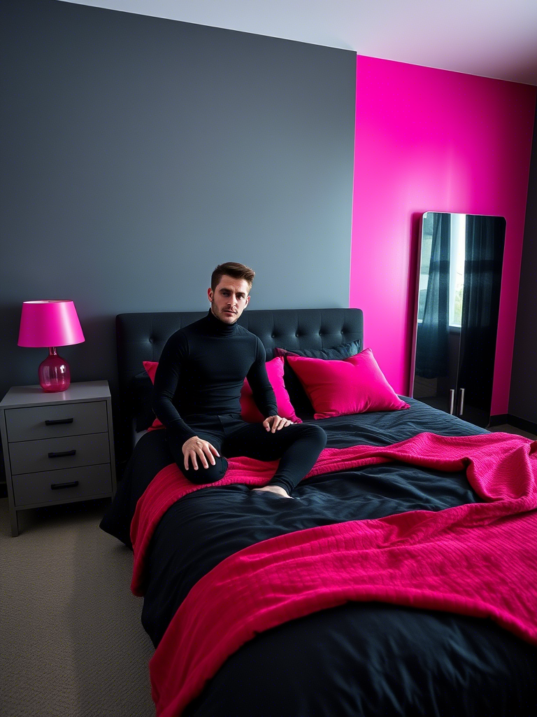 Pink and Grey Bedroom Color Schemes