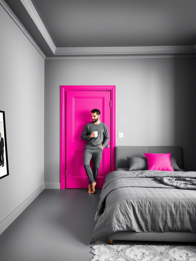 Pink and Grey Bedroom Color Schemes