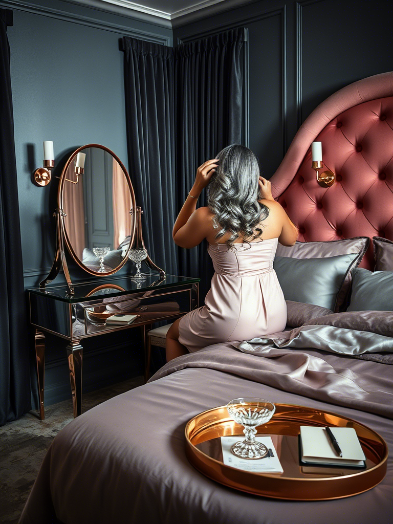 Pink and Grey Bedroom Color Schemes