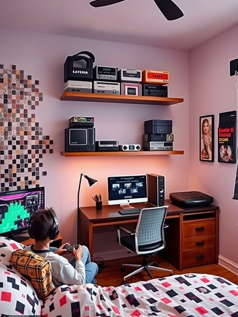 8. Vintage Gamer Hideaway