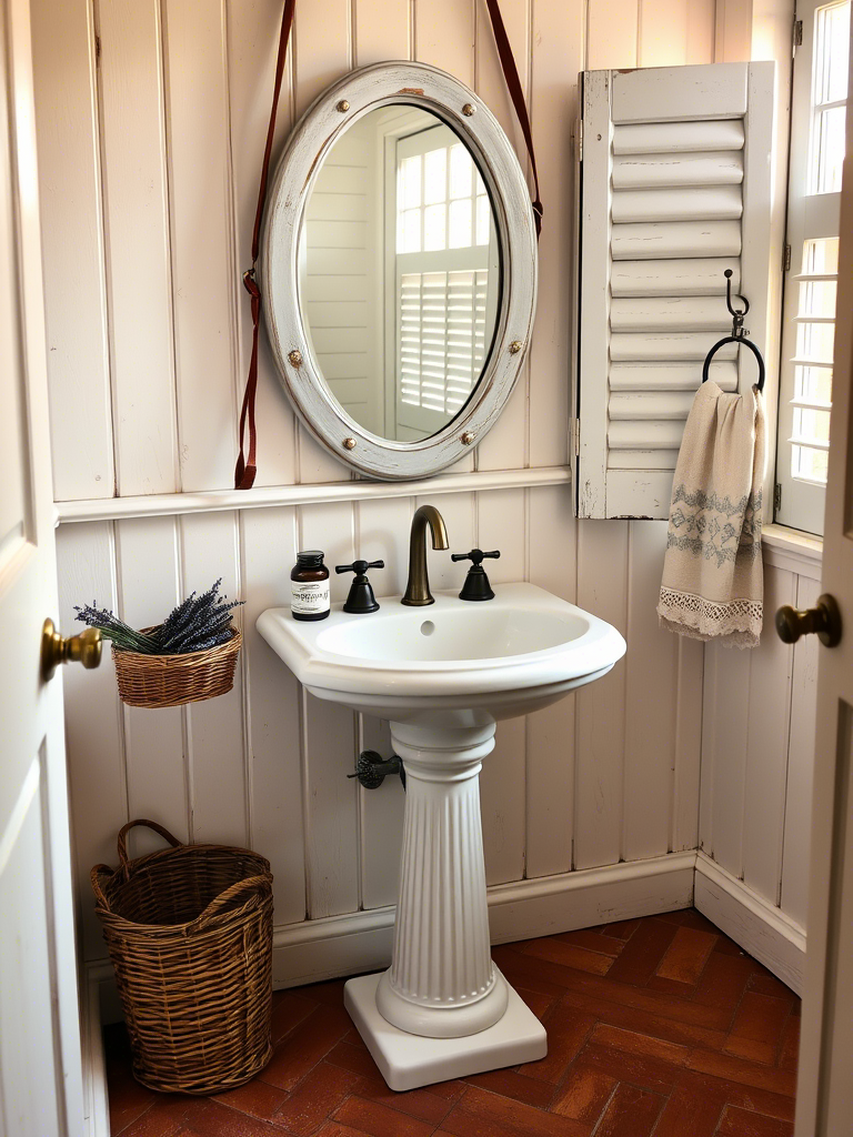Stylish Powder Room Pedestal Sink Ideas