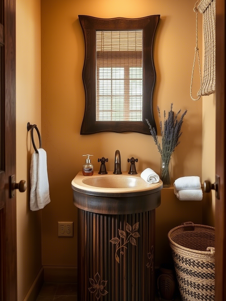 Stylish Powder Room Pedestal Sink Ideas