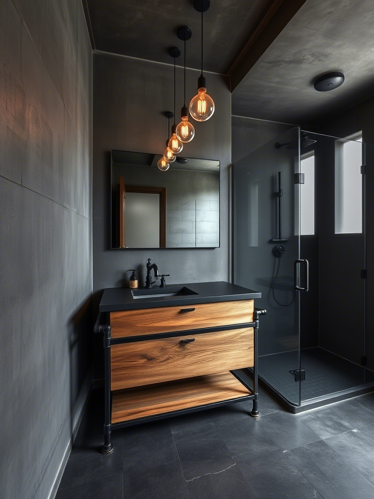 Amazing Dark Bathroom Design Ideas