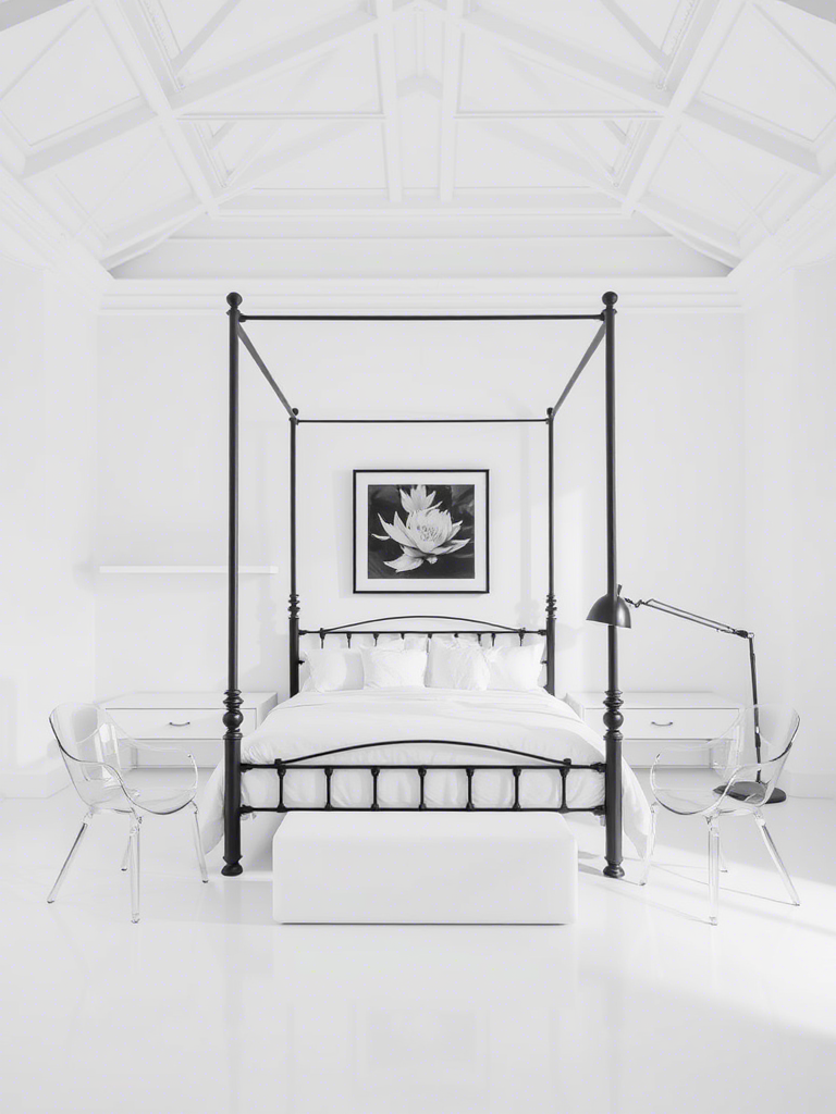 17. Embrace the Dark Side: White Room, Black Bed
