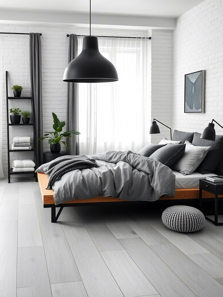 20+ Black and Grey Bedroom Ideas