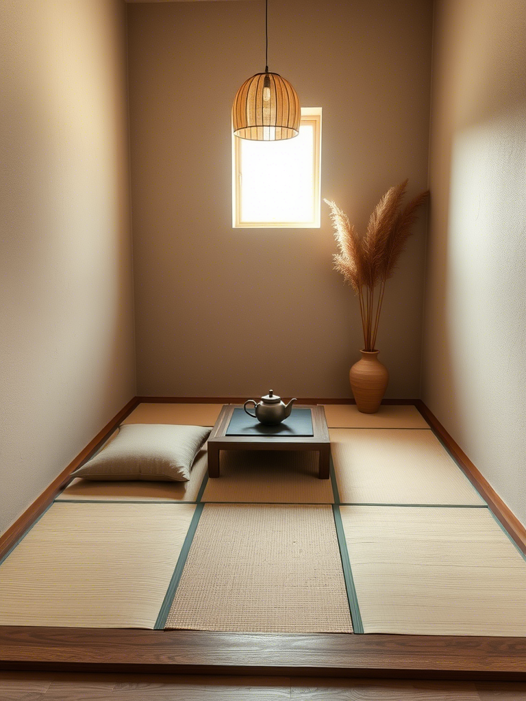 13. Add a tatami-inspired floor corner