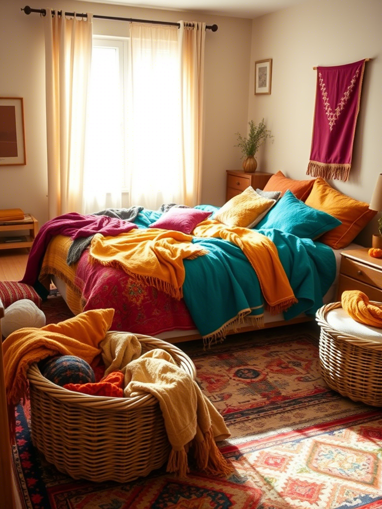 Colorful Boho Bedroom Ideas