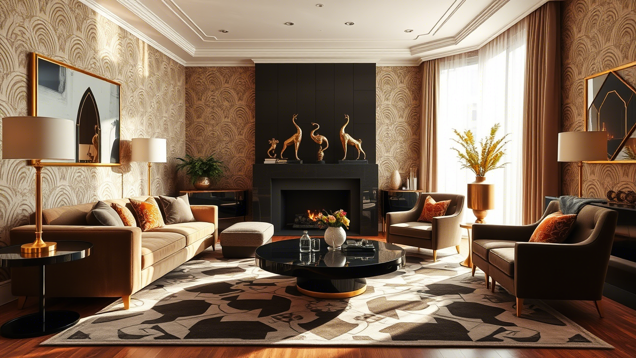 20+ Art Deco Living Room Ideas – Elegant & Stylish Décor Inspiration