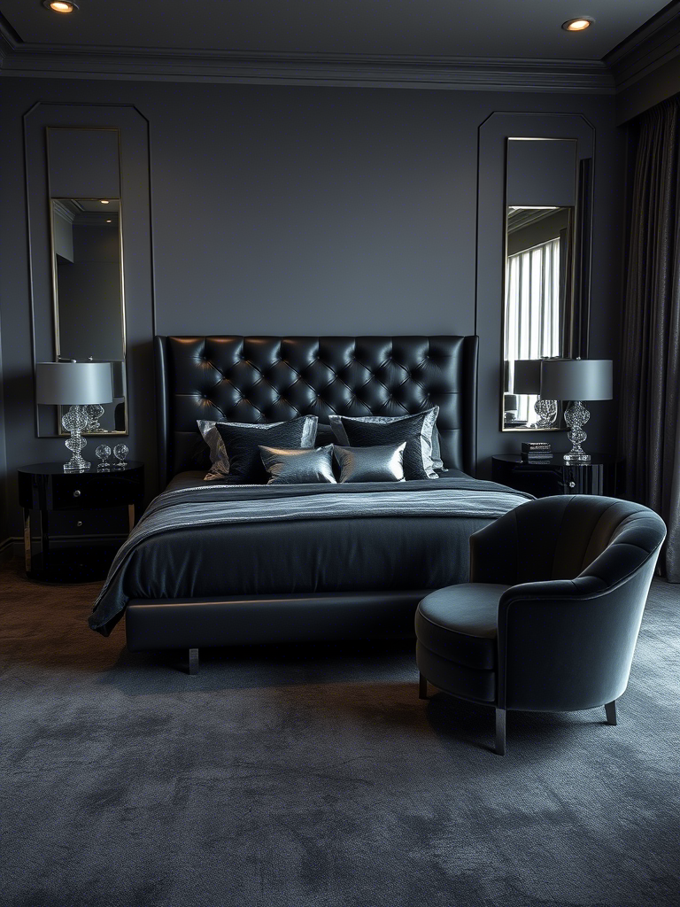 20+ Black and Grey Bedroom Ideas