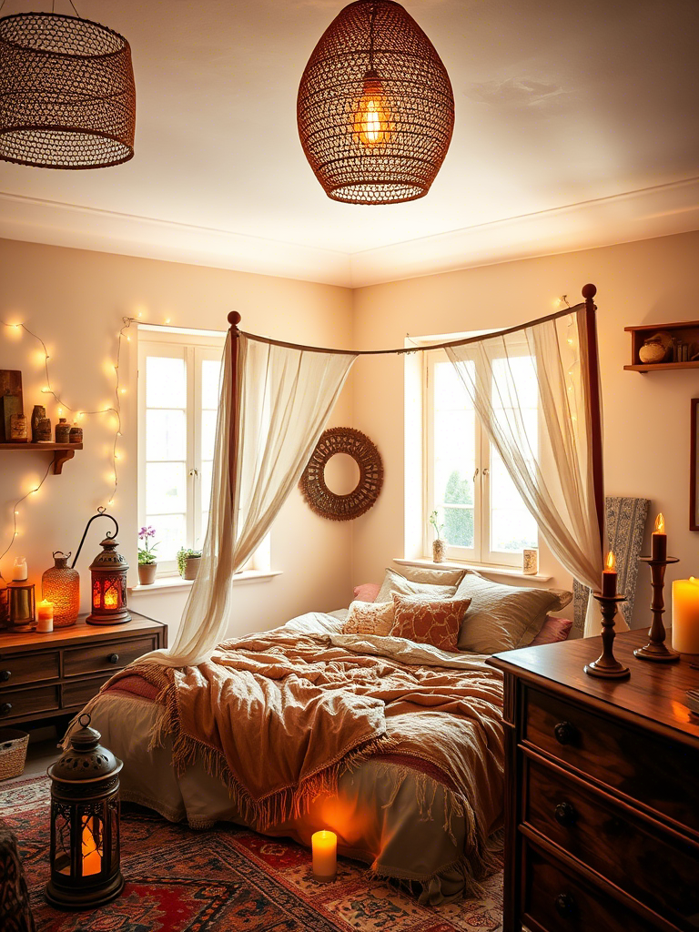 Colorful Boho Bedroom Ideas
