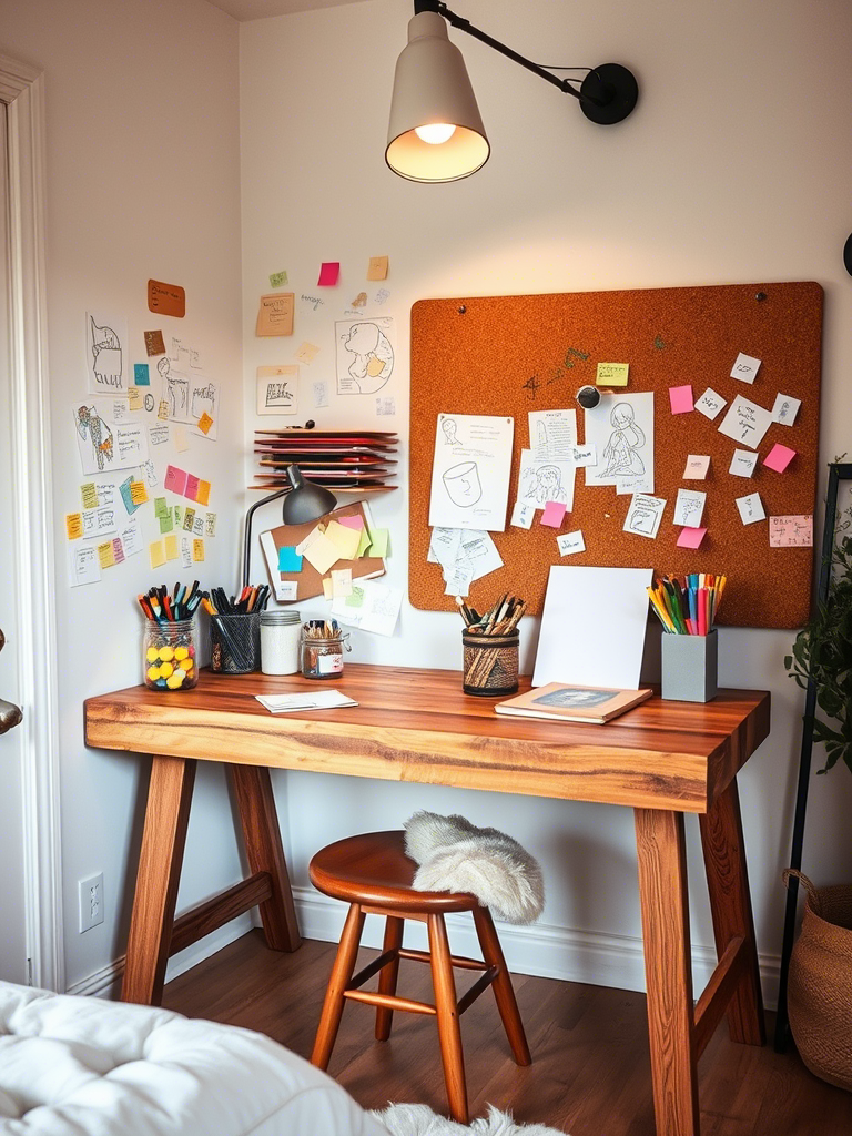 12. The Sketchpad Sanctuary (Creative Clutter Welcome)