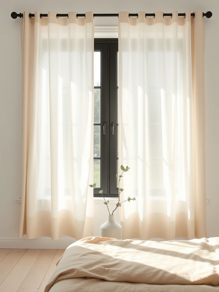 14. Use soft, organic cotton curtains