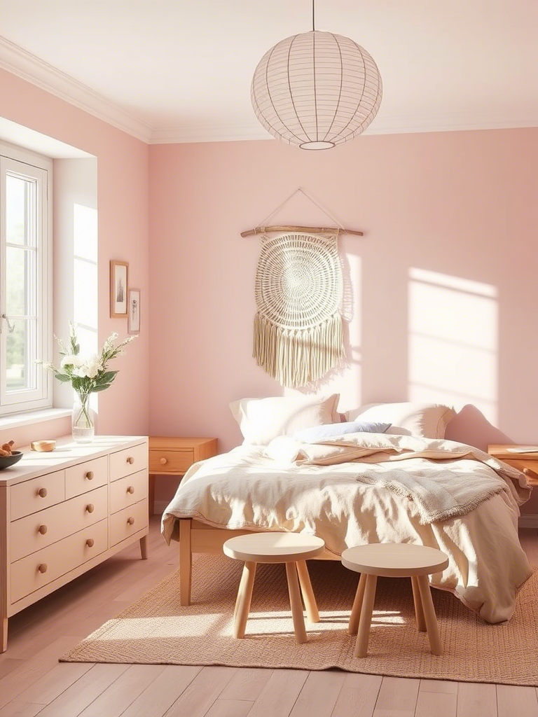4. Soft Pink Scandinavian