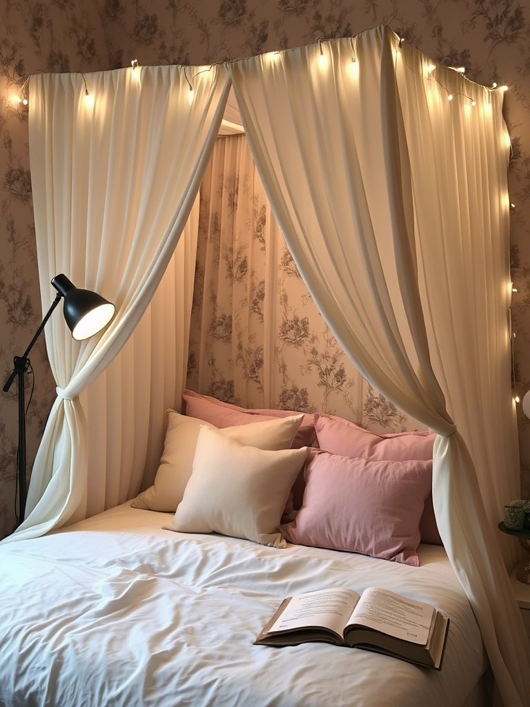3. That Canopy Corner That Feels Like a Fort