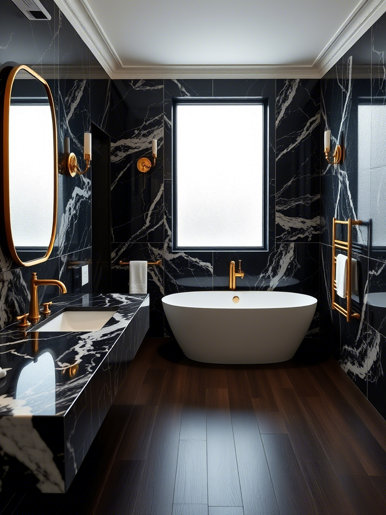 Amazing Dark Bathroom Design Ideas