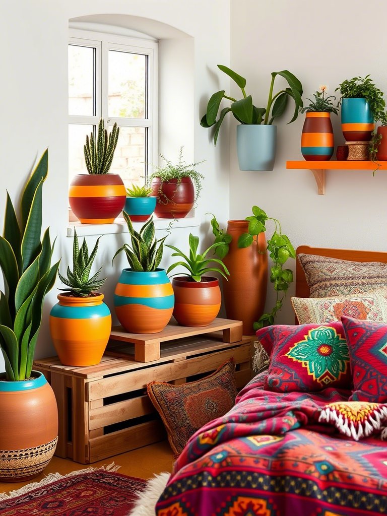 Colorful Boho Bedroom Ideas