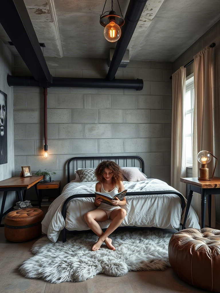 11. Industrial Vibes with a Soft Core