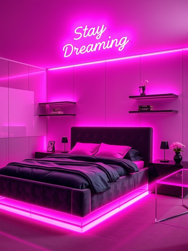 15. Pink Neon Glow