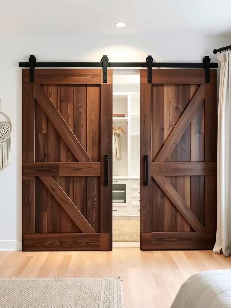 4. Bring in a Barn Door (Just One, I Promise)