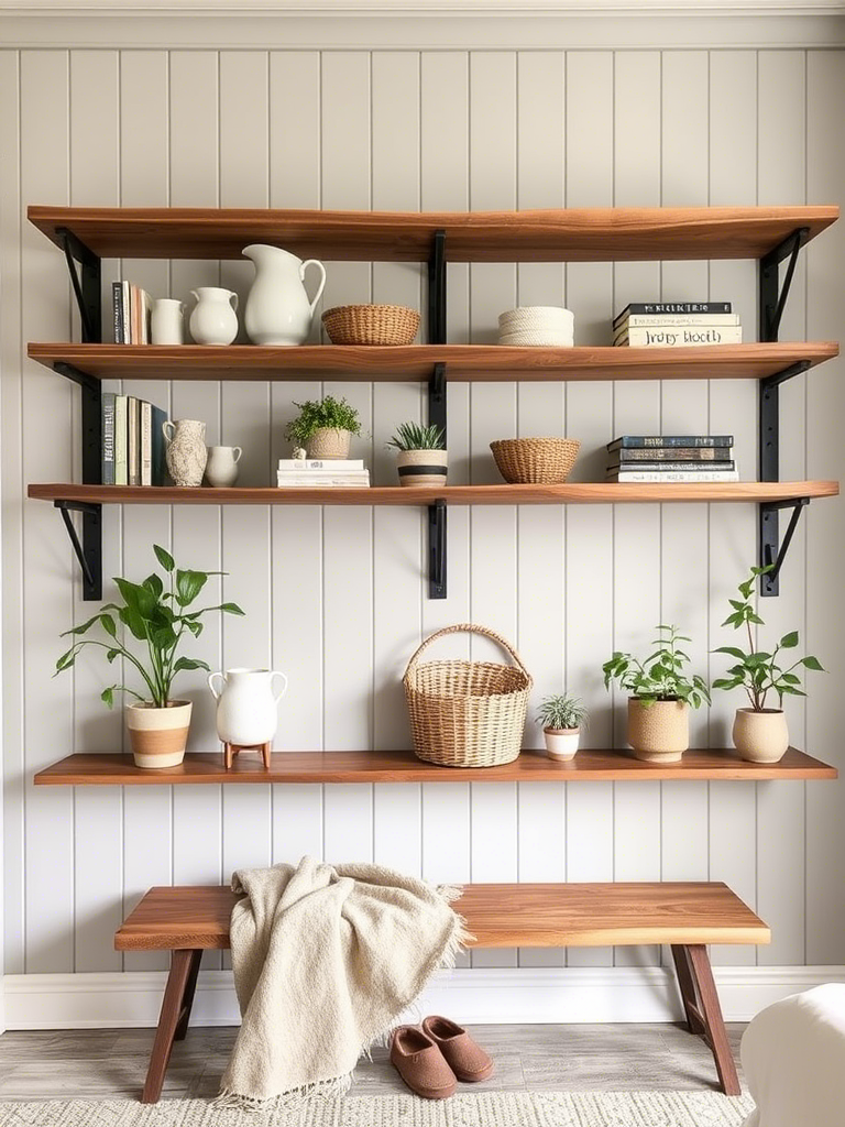 12. Install Open Shelving Instead of Closed Cabinets