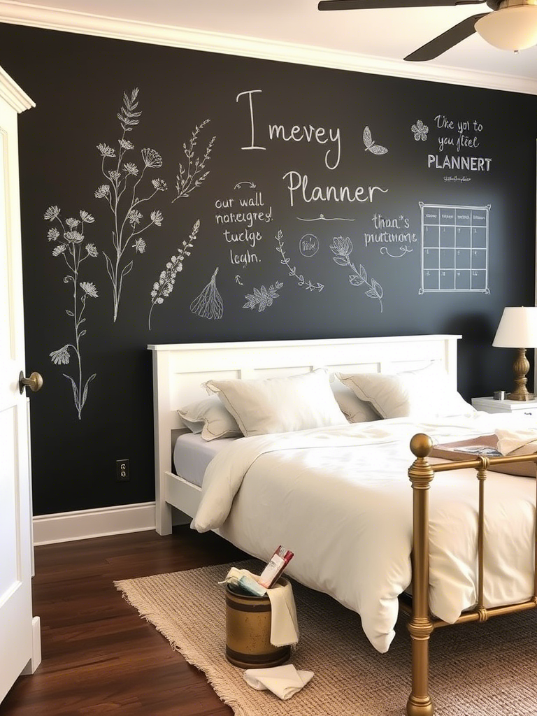 20. Paint One Wall with Chalkboard Paint
