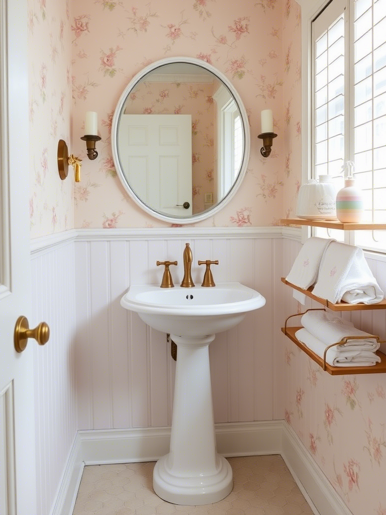 Stylish Powder Room Pedestal Sink Ideas