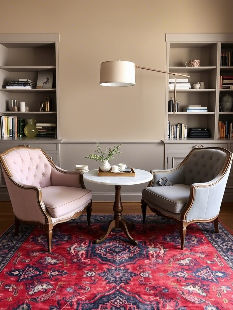 3. Two Chairs and a Gossip Table