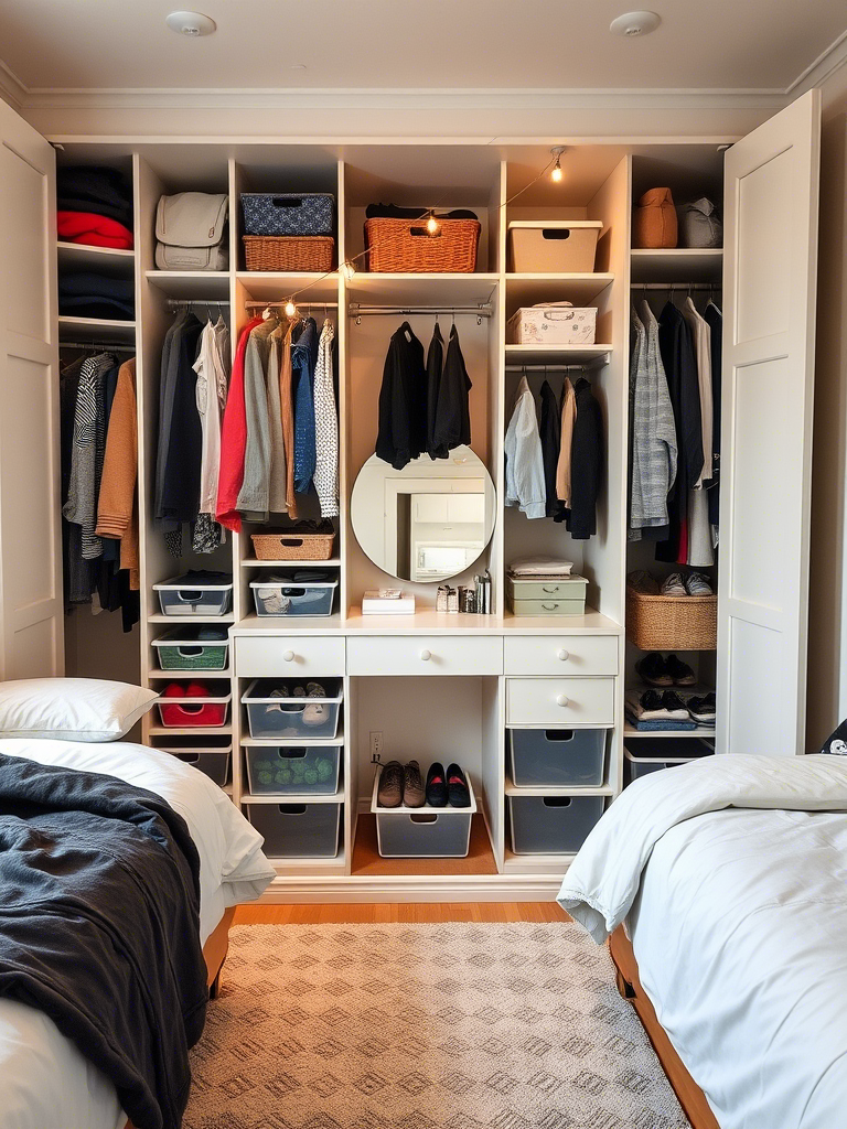 9. Shared Closet Shenanigans