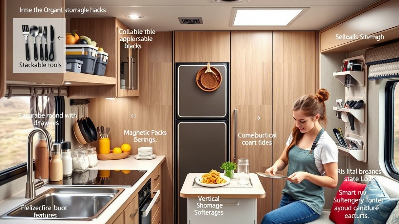 20+ Smart RV Kitchen Organization Ideas to Maximize Space