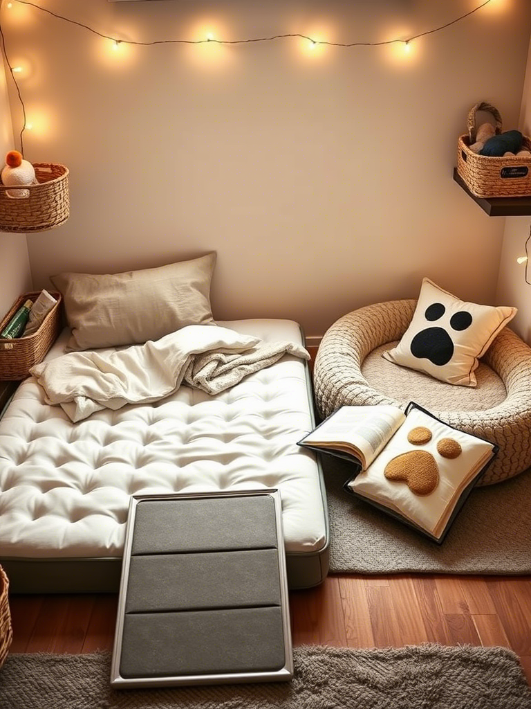 18. Pet + You = Cozy Cuddle Cubby