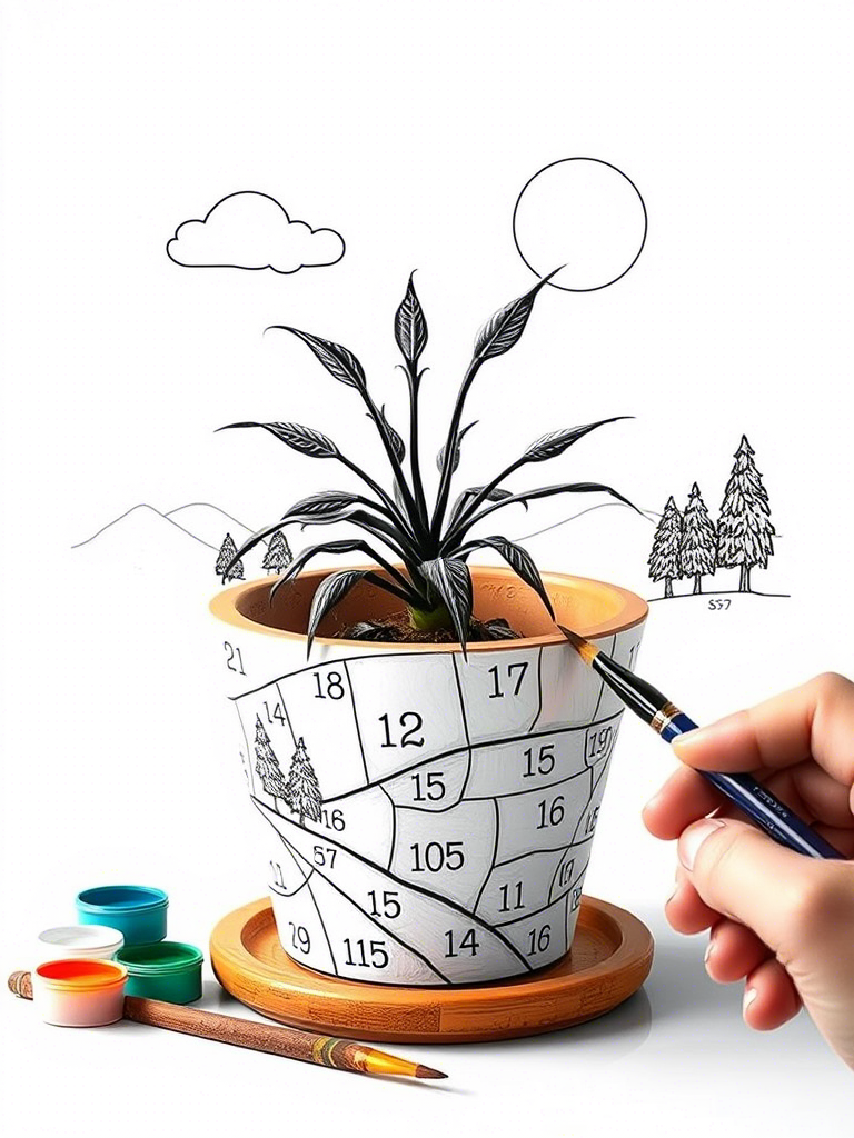 20+ Painted Flower Pot Designs for a Pot-tastic Garden Transformation