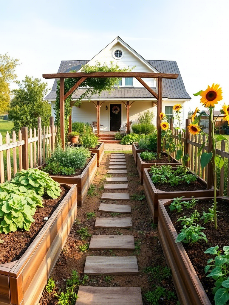 20+ Farmhouse Garden Layouts: Transform Your Outdoor Space