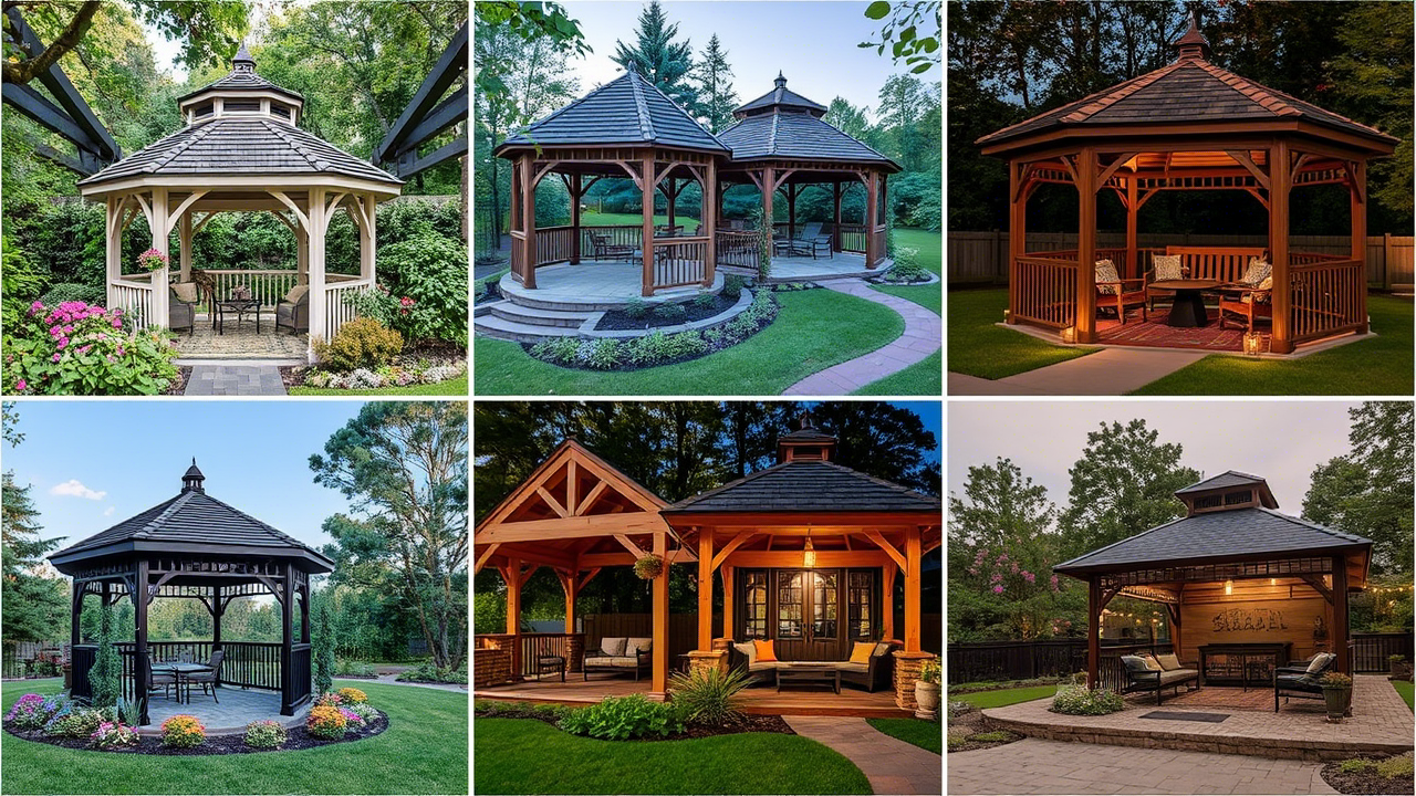 20+ Must-See Gazebo Ideas and Designs for the Perfect Outdoor Oasis