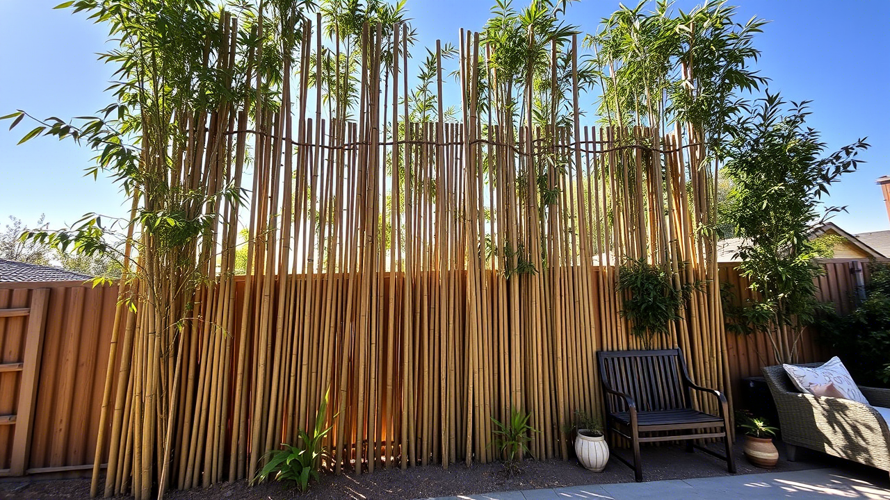 20+ Bamboo Privacy Fence Ideas for Ultimate Seclusion