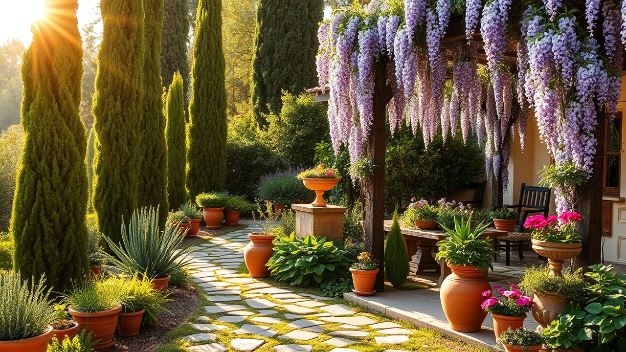 20+ Charming Tuscan Garden Ideas You'll Love