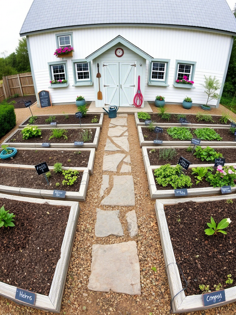 20+ Farmhouse Garden Layouts: Transform Your Outdoor Space