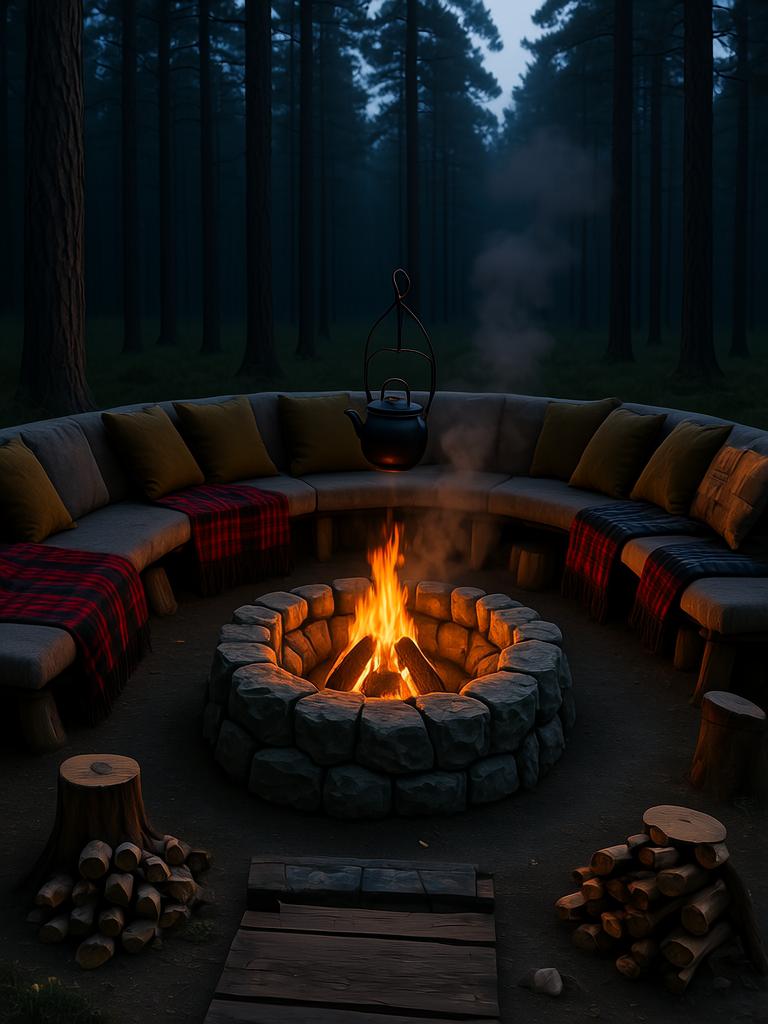20+ Cozy Outdoor Fire Pit Area Ideas for Your Backyard Magic